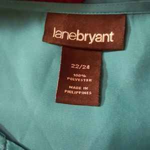 Lane Bryant Satin Ruffle Top